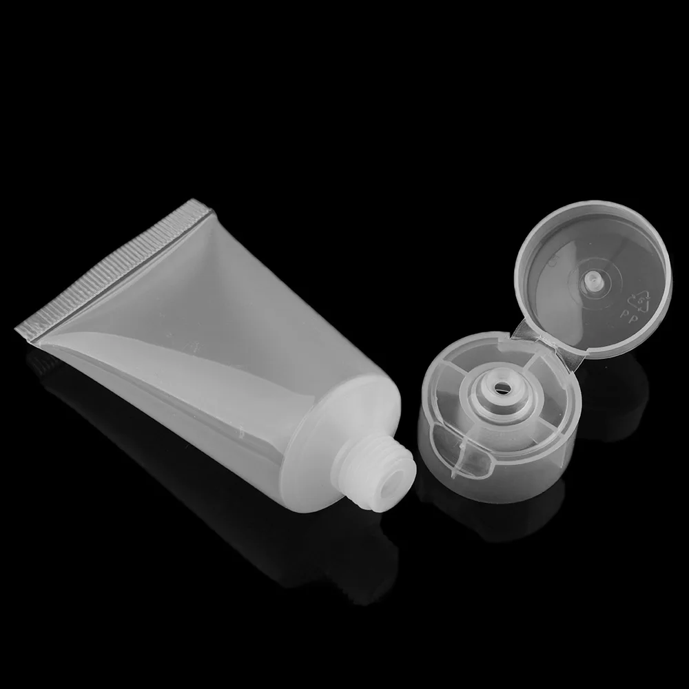 1 шт. мягкие новые пустые пластиковые портативные трубки гладкие/полированные