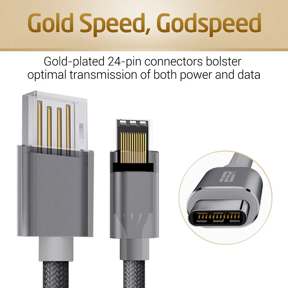 Кабель ESR type-C-type-A USB 3,0-3,1, универсальный кабель для синхронизации, 2 м, 6,6 фута, для телефонов, планшетов, huawei, Meizu, Xiaomi, MacBook