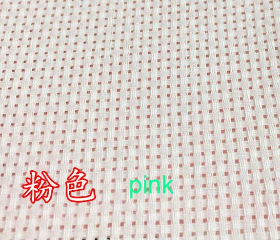 pink Вышивка крестом ткань-Вышивка крестом ткань/11CT 14ct грузийский Хлопок Вышитая ткань - Цвет: pink