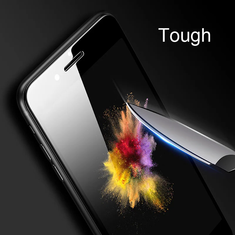Закаленное стекло 5D для iPhone 6 s 7 Plus защита экрана 8 изогнутое полное покрытие на
