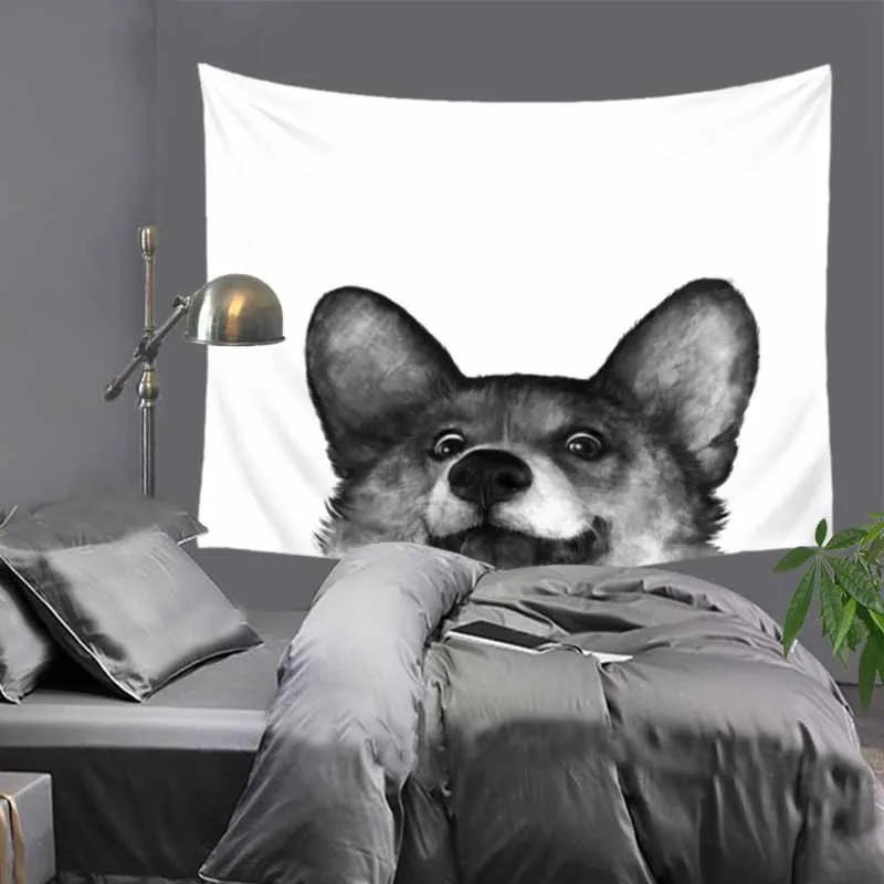 Новый детский настенный гобелен Love Pandas декорация из мультфильма для спальни