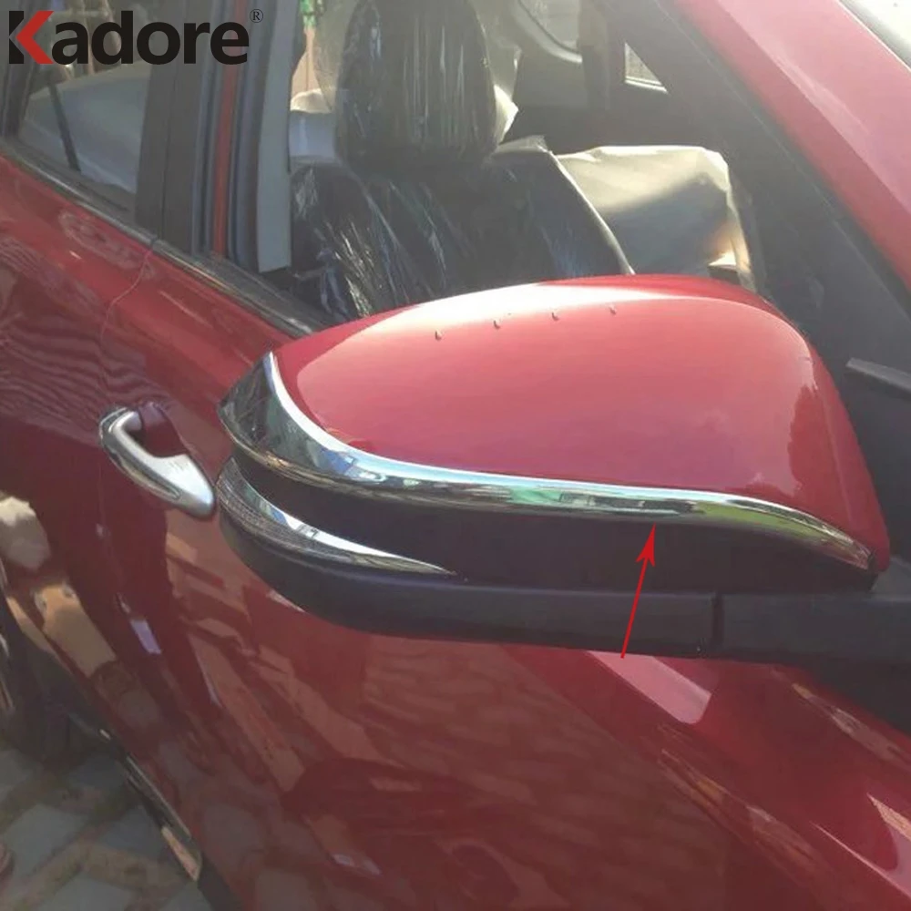 Для Toyota RAV4 RAV 4 2013 хромированные автомобильные зеркала заднего вида, накладка на заднюю панель, внешние аксессуары
