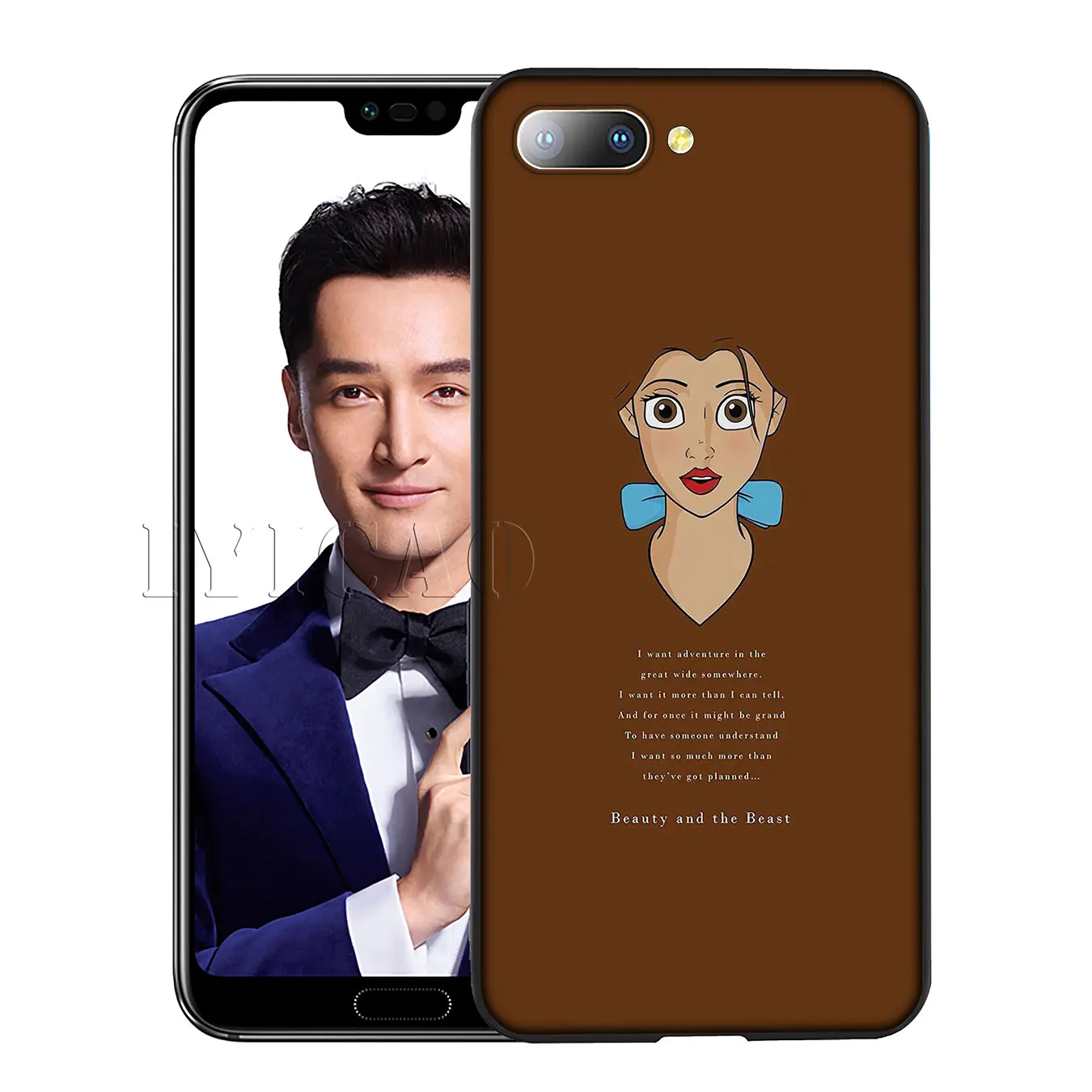 IYICAO Princess English letter sentences Newly Arrived Case for Huawei Y7 Y6 Prime Y9 2018 Honor 8C 8X 8 9 10 Lite 7C 7X 7A Pro |