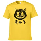 Новинка лета 2017, Мужская футболка, модная футболка с мультяшным животным, котом, убить всех, свободная стильная футболка с круглым вырезом и коротким рукавом, крутые футболки #235