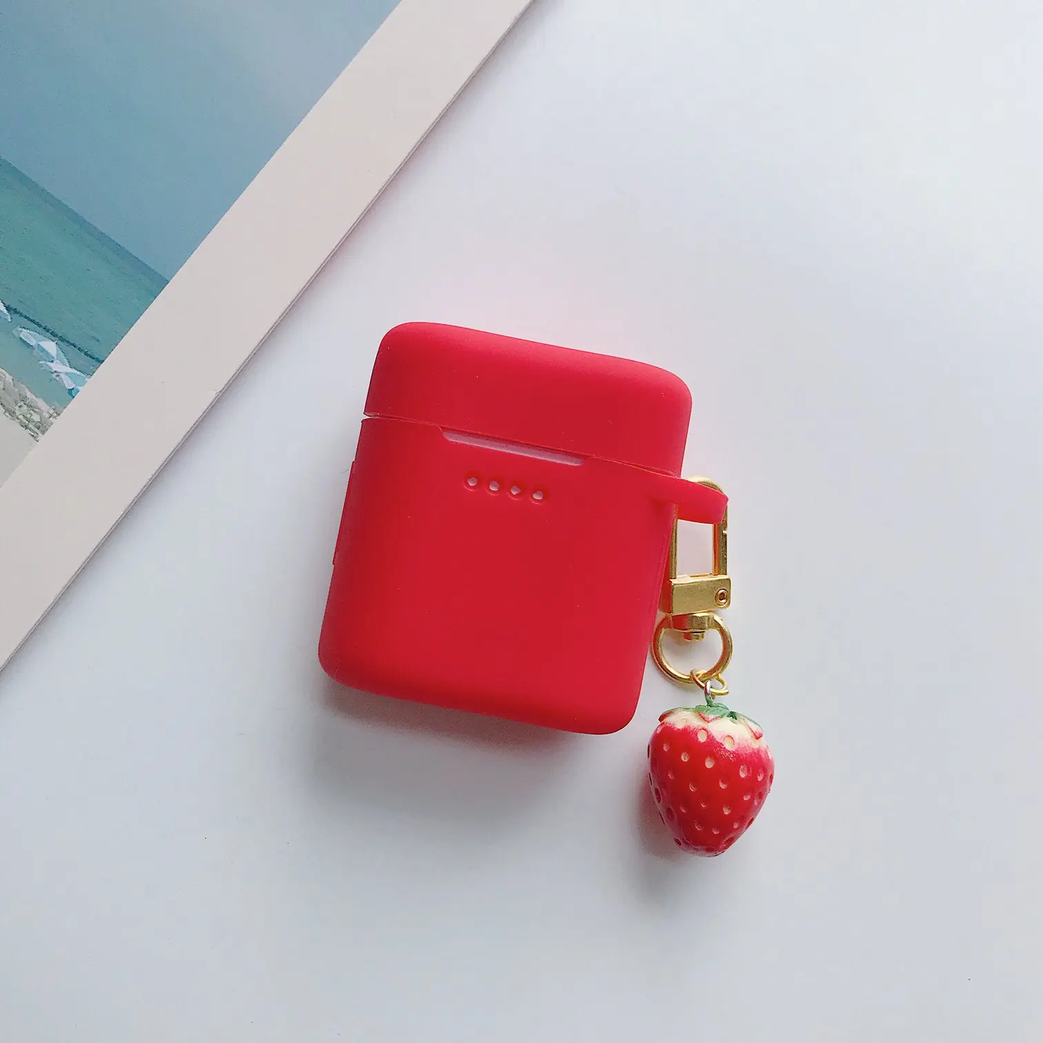 Для huawei FreeBuds 2 Pro Honor FlyPods Pro Чехол для наушников милый Мини Фруктовый с кольцом для ключей силиконовый чехол s для huawei freebuds чехол