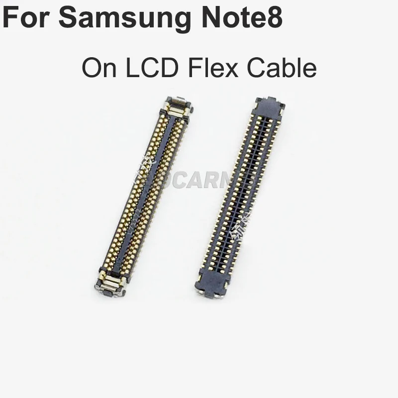 Разъем для ЖК дисплея Aocarmo FPC на материнской плате и гибкий кабель Samsung Galaxy Note8 SM N9500