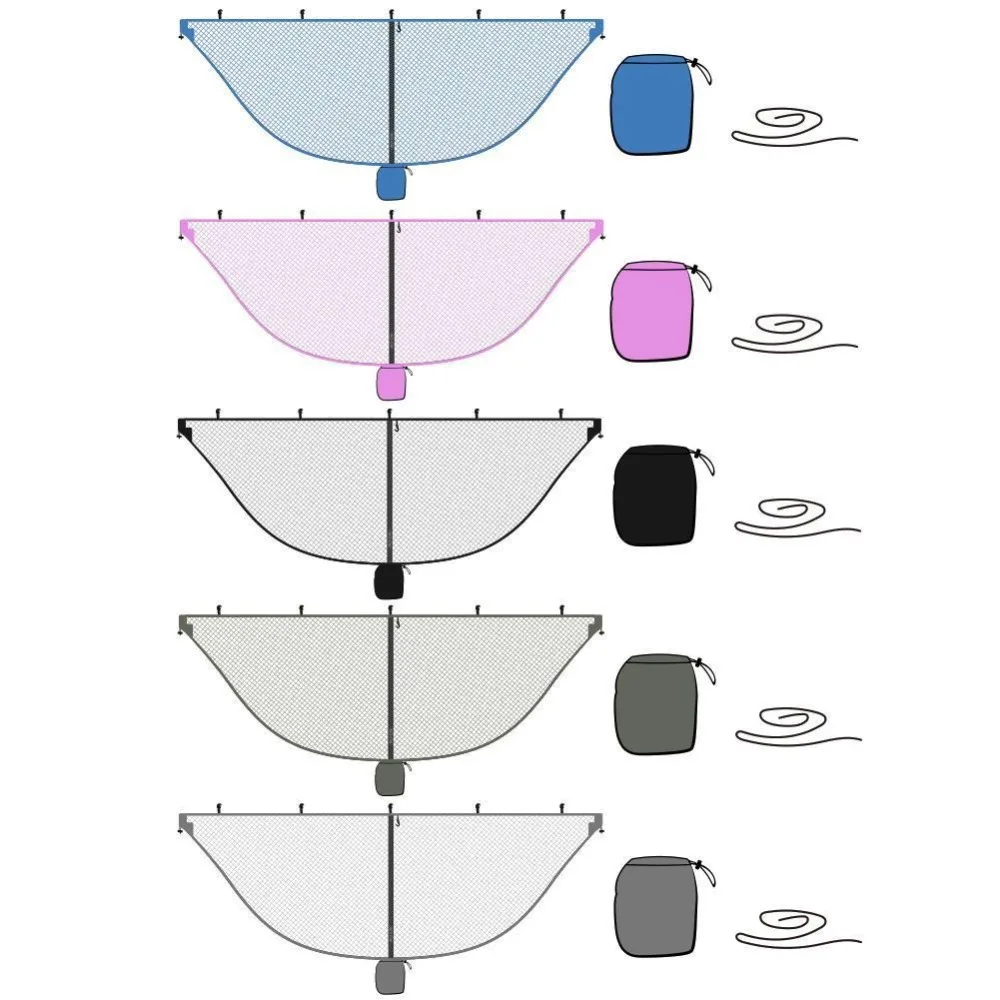 Drop Shipping Portable Mosquito Net Hammock Tent With Adjustable Straps And Carabiners Large Stocking 5 Colors In Stock | Мебель