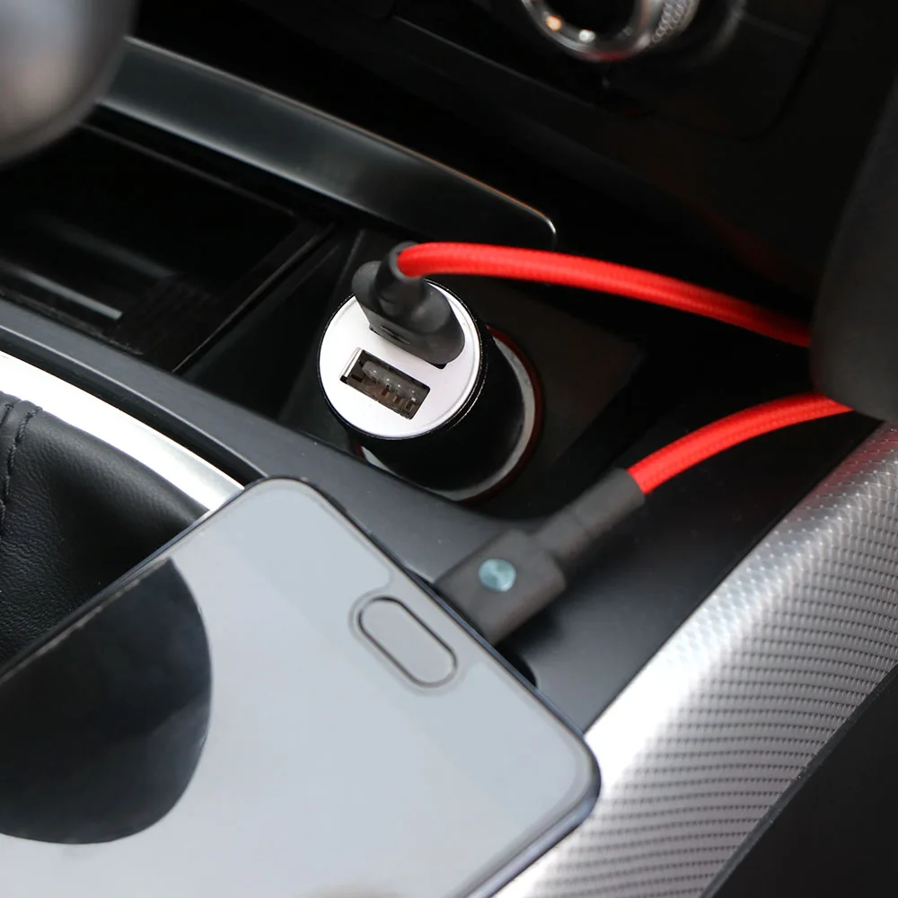 Автомобильное электронное зарядное устройство 2 usb-порта для быстрой зарядки