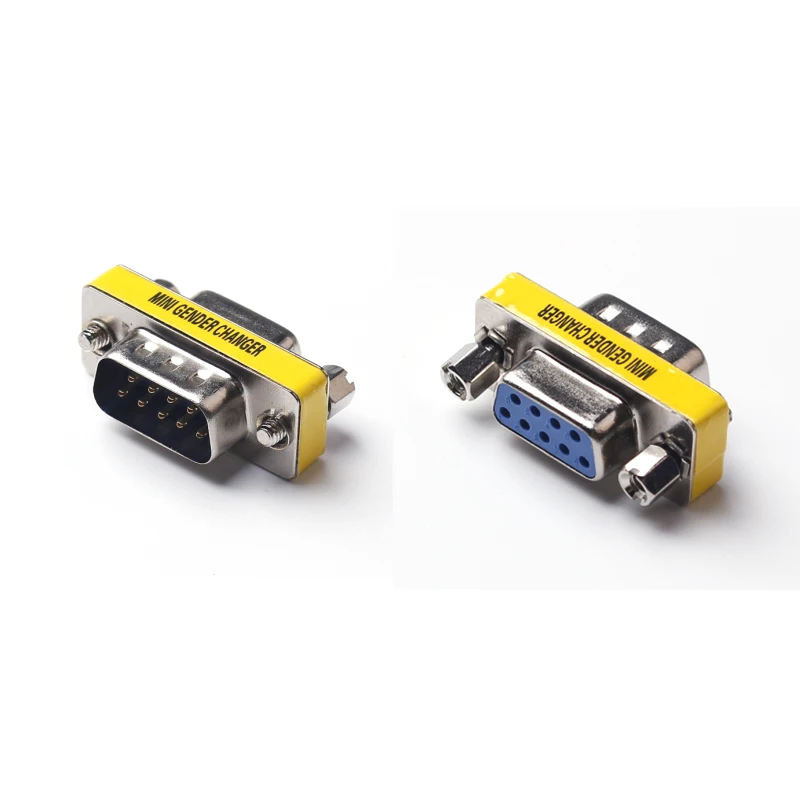 Ult best RS232 D SUB DB 9 контактный DB9 штекер гнездовой конвертер адаптер M/F Коннектор