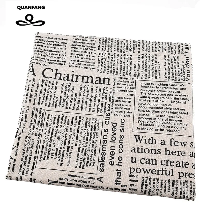 Printed Cotton Linen Fabric For Quilting DIY Sewing Sofa Curtain Bag Cushion Furniture Cover Material Bottles Series 50cmx145cm | Дом и сад