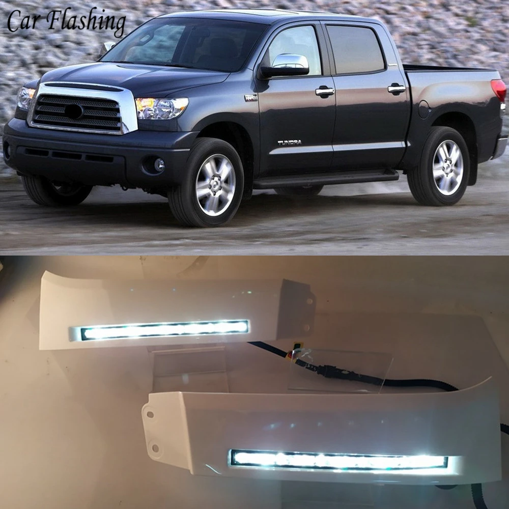 1 комплект для Toyota Tundra 2007 2008 2009 2010 2011 2012 2013 Автомобильные передние бамперы 12 В
