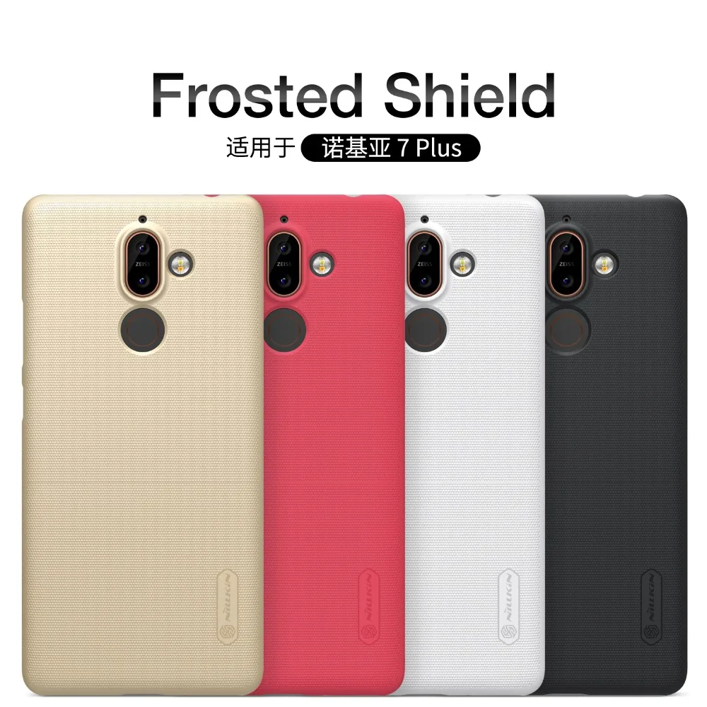 Nillkin Frosted PC case Hard Protector back cover for Nokia 7 plus phone bag nokia7 plastic mobile cases |