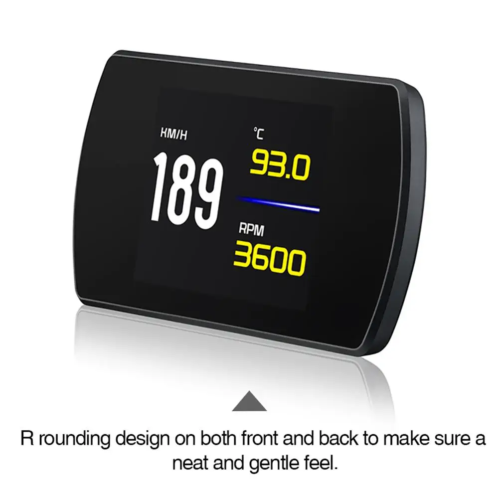 P12 4 2 ЖК дисплей OBD HUD головой вверх Дисплей Цифровой автомобиль Скорость проектор