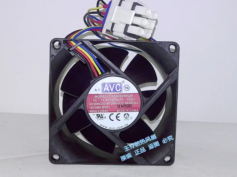 AVC 8038 13 6 V 0.17A DAZB0838RCM PG01 полностью водонепроницаемый вентилятор для увлажнителя