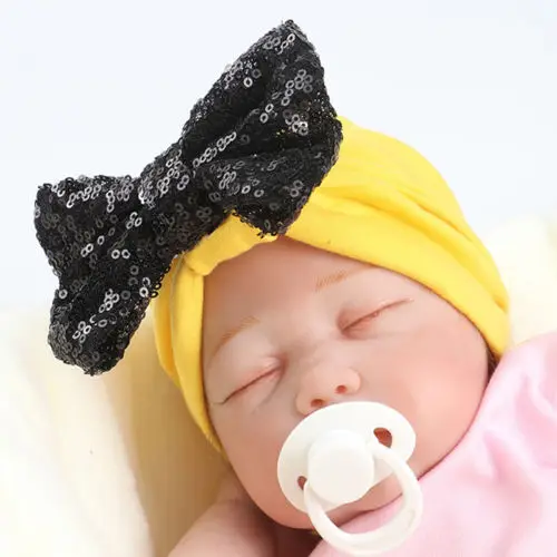 Рождественские шапки для маленьких девочек полосатая мягкая шапка с бантом