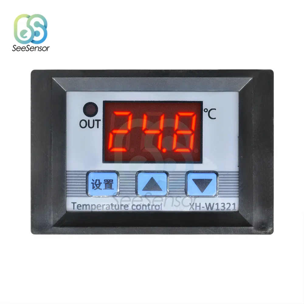 XH W1321 DC 12V 10A LED Digital регулятор температуры термостата контрольный переключатель