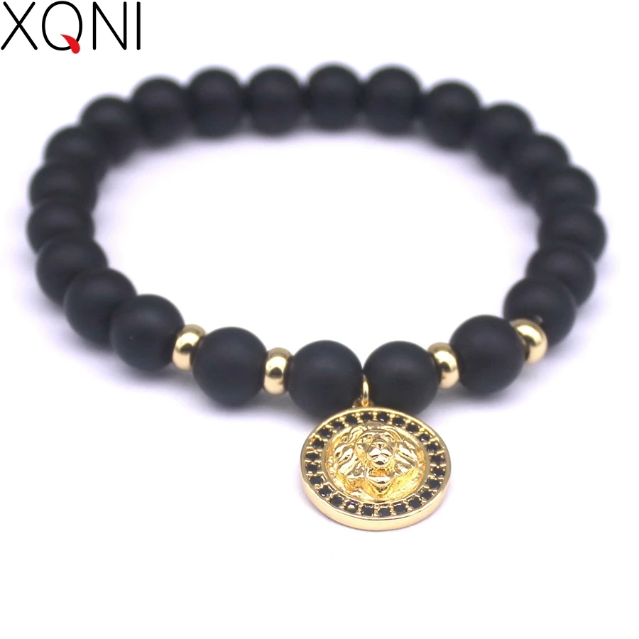 XQNI бренд Новая мода натуральный оздоровительный камень Бусины женские браслеты