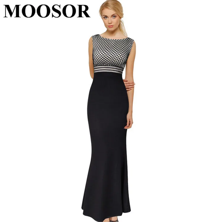 2017 Elegant Long Maxi Dress Women Vestido Charming Patchwork Sexy Party Dresses V-Neck Vestidos Summer A20 | Женская одежда