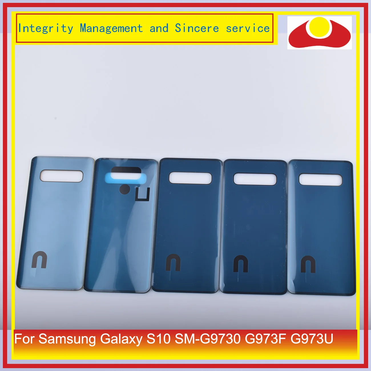 Для samsung Galaxy S10 G973F SM-G973F G973 корпус батарея Дверь Задняя стеклянная крышка чехол S10 Корпус Замена