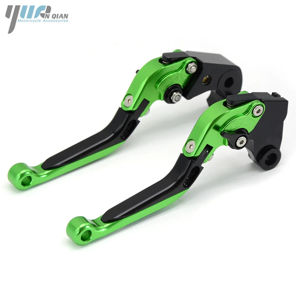 YUANQIAN складные рычаги сцепления для Kawasaki ZX10R 04 05 ZX6R/ZX636R/ZX6RR 2000 ZX12R ZX9R 03 Z1000 2003 06|brake clutch