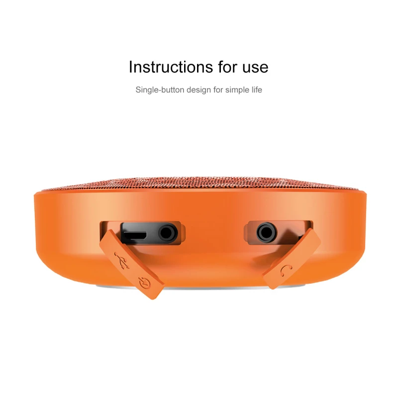 Baseus мини динамик портативный Bluetooth открытый водонепроницаемый Бас Звук спортивный музыкальный плеер 3D стерео Aux аудио беспроводной динамик