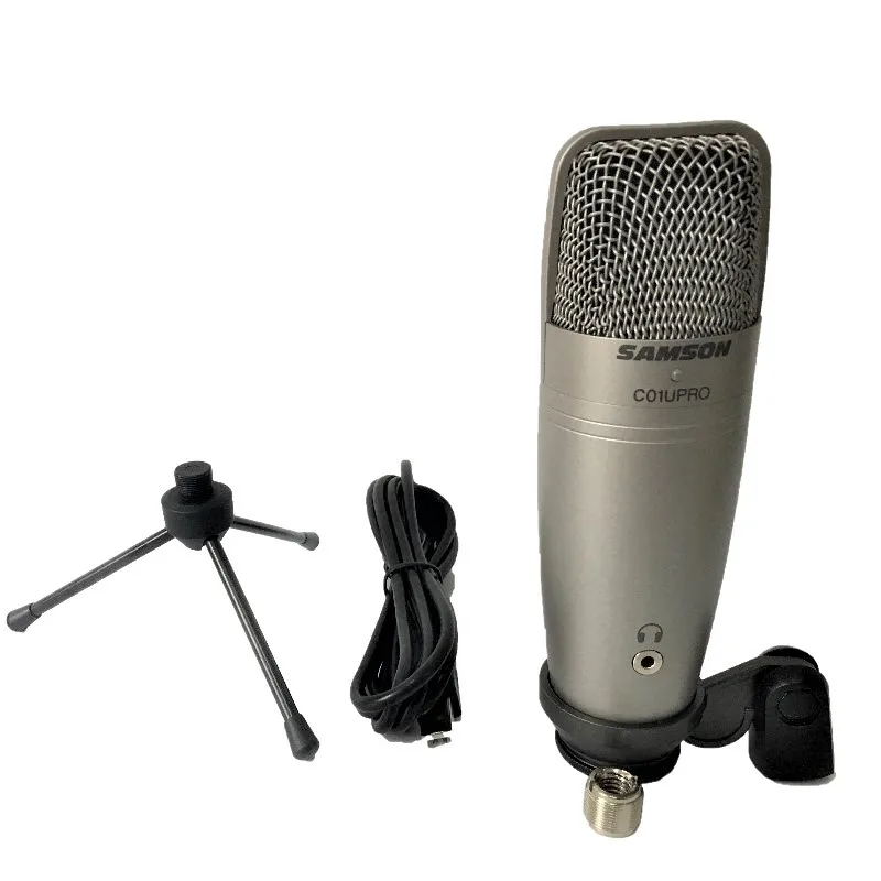 Микрофон Samson C01U Pro Студийный конденсаторный USB микрофон с креплением Паук SP01