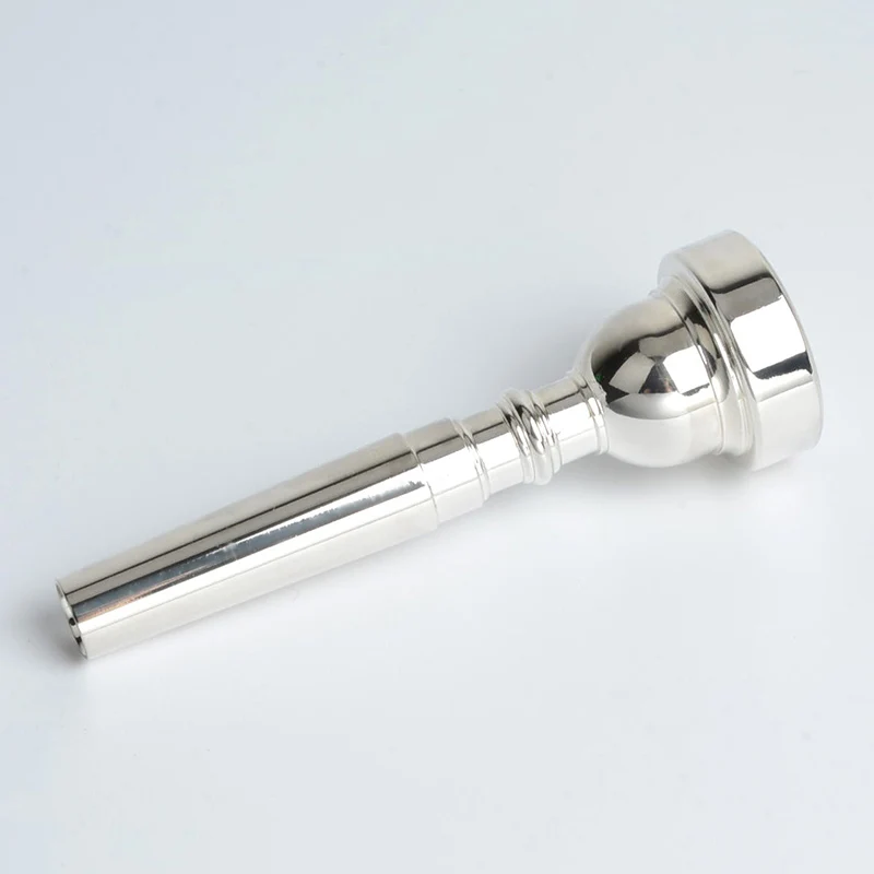HOT Trumpet Mouthpiece Music Instrument Silver Plated Gift Durable For 7C Size Musicians HV99 |