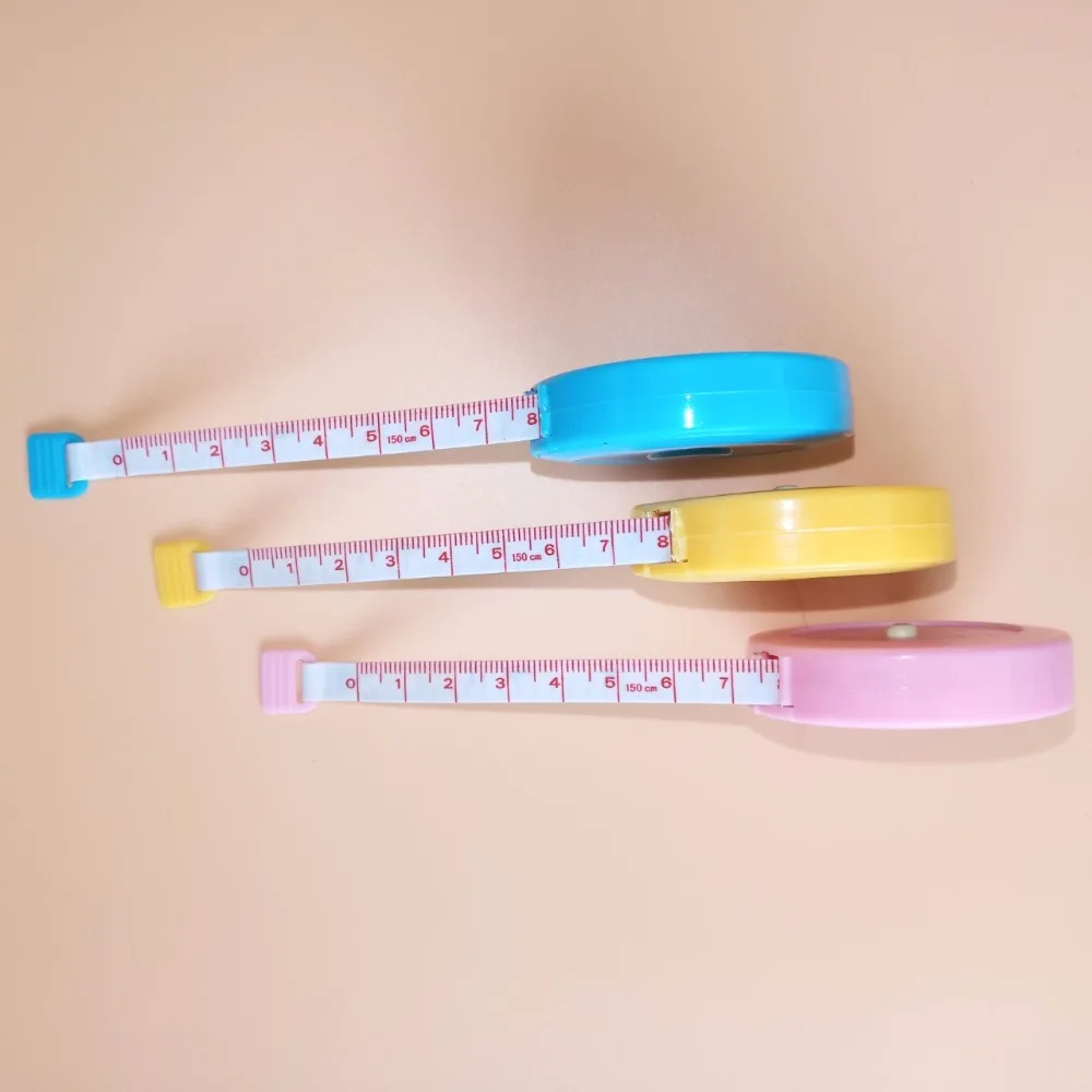 150CM High Quality Roulette Measuring Tape Measure Retractable Colorful Portable Ruler Centimeter Inch | Дом и сад