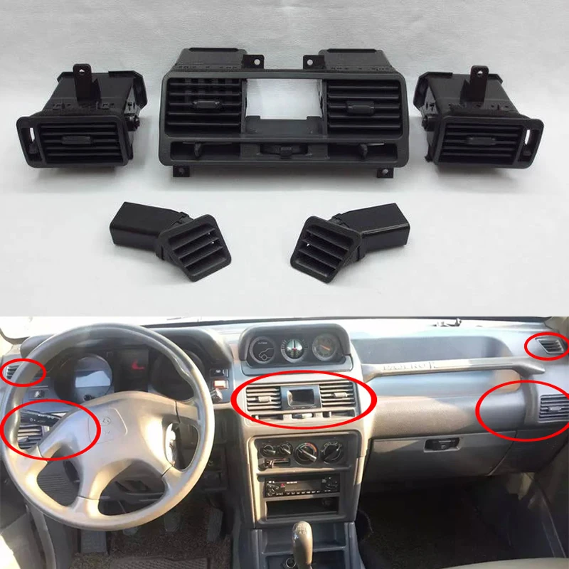 

Car Air Conditioning Outlet Vent For Mitsubishi Pajero Montero V24 V31 V32 V33 V43 V44 1990-2004 air-condition Outlet