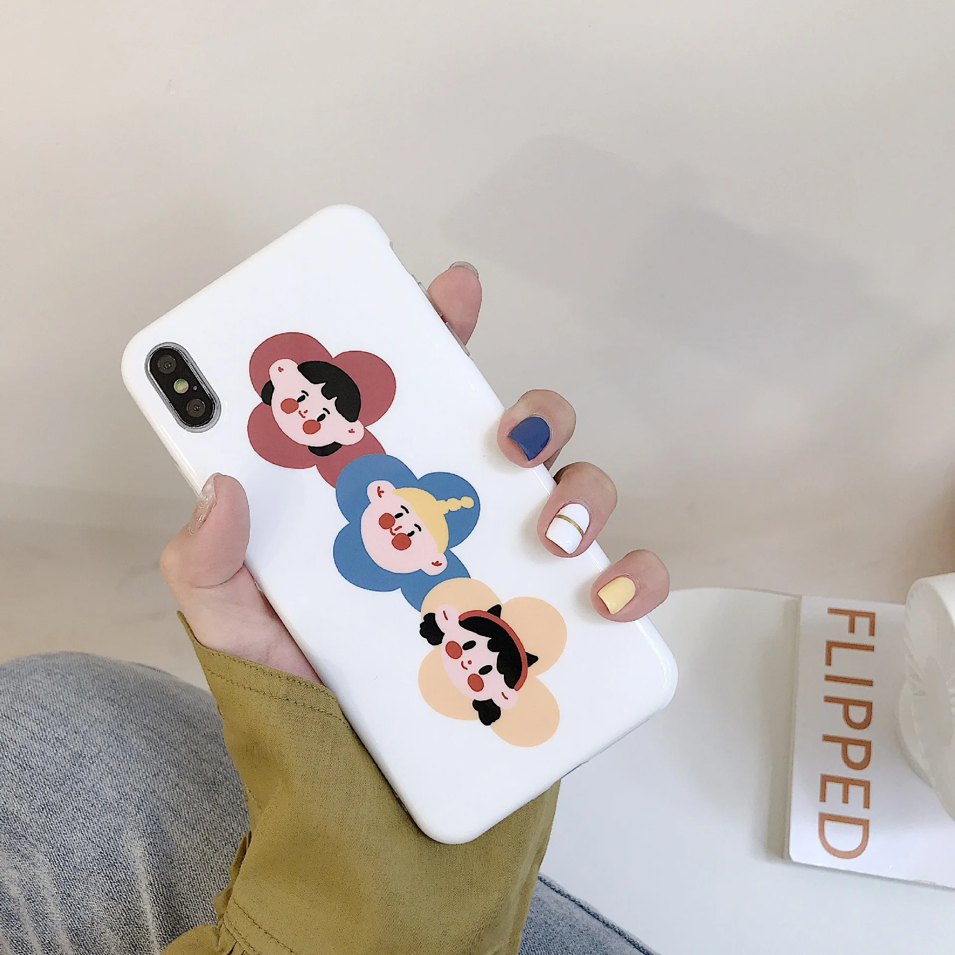 Милые Мультяшные фрукты иллюстрация корейский чехол для телефона iPhone 7 Puls 6 S 8 X Xsmax