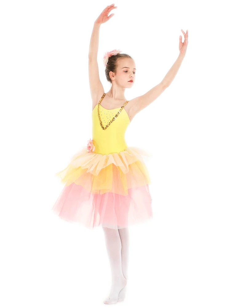 Профессиональные Балетные костюмы-леотарды для женщин детская Одежда танцев