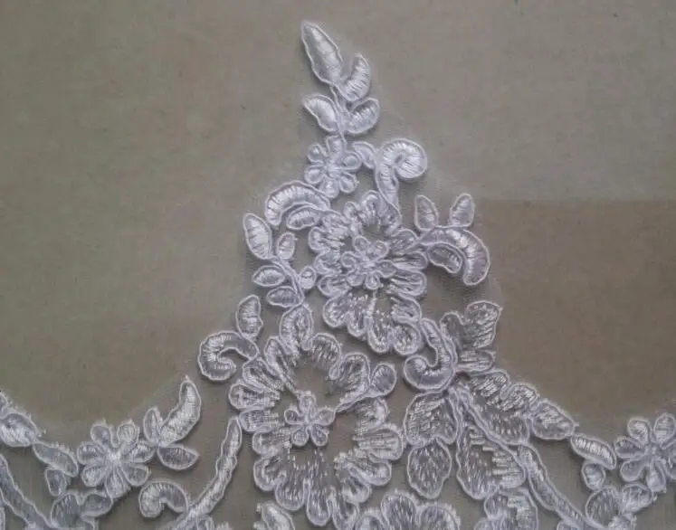 10 метров Европейское кружевное свадебное платье кружевная ткань ручные