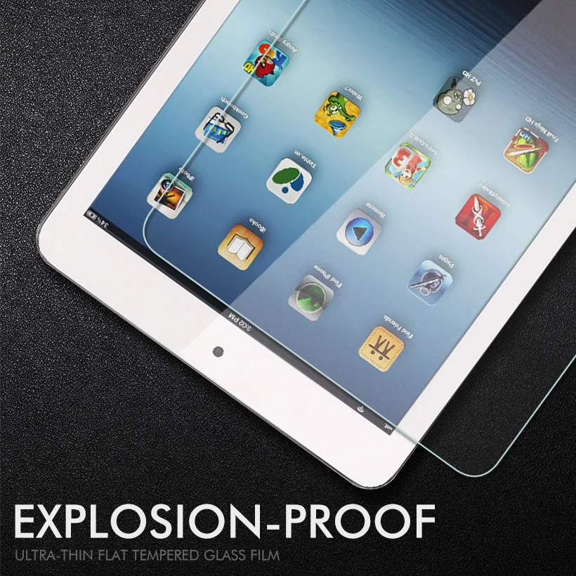 Закаленное стекло для Apple iPad Mini 1 2 3 4 планшета Air 5 6 9 7 2017 2018 Pro 11 10 Защитная пленка