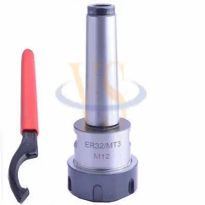 

MT3 ER32 M12 Collet Chuck Holder Fixed CNC Millling 3# taper toolhoder new