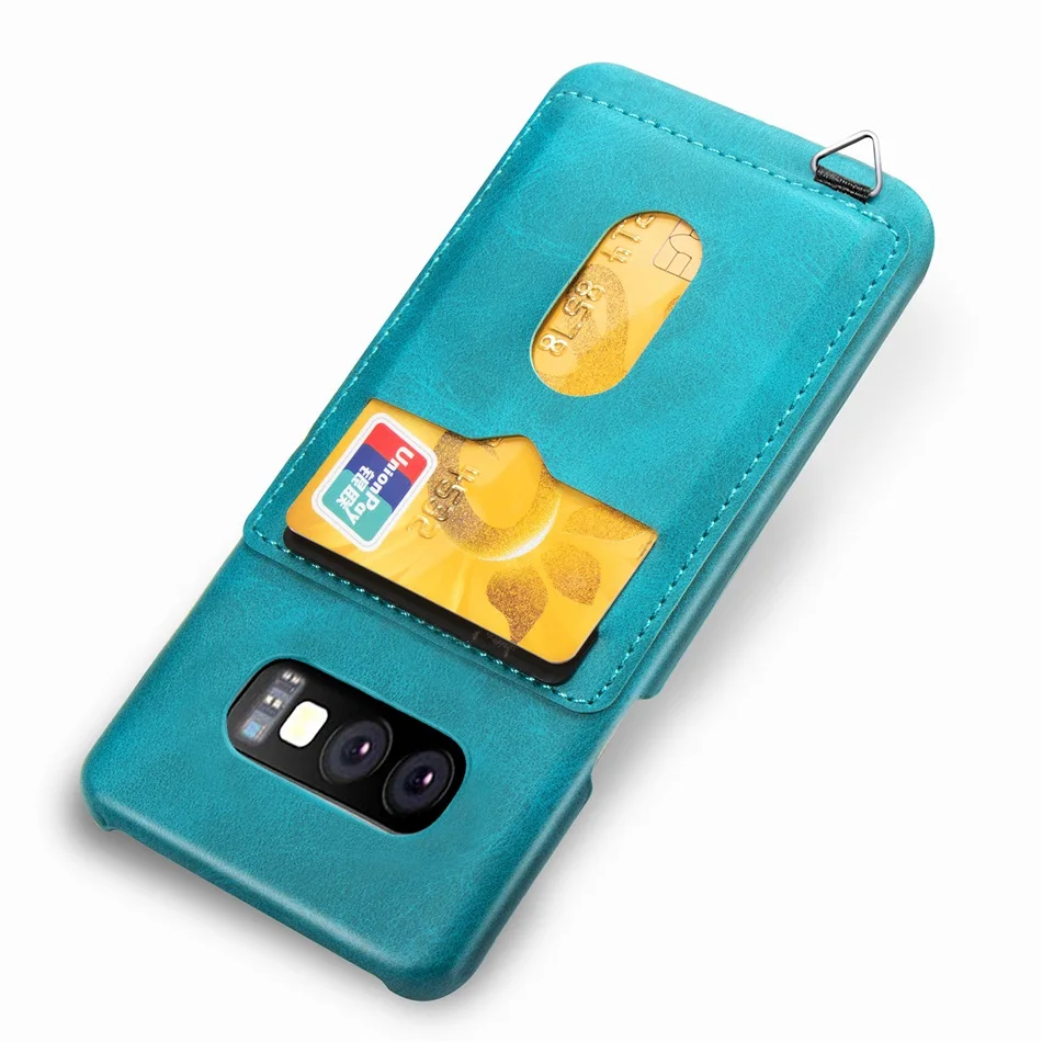 Чехол для samsung Galaxy S8 S9 S10 Plus S7 Edge чехол задняя крышка для samsung S10 Plus S10e Note 9 8 S7 Edge слот для карт чехол