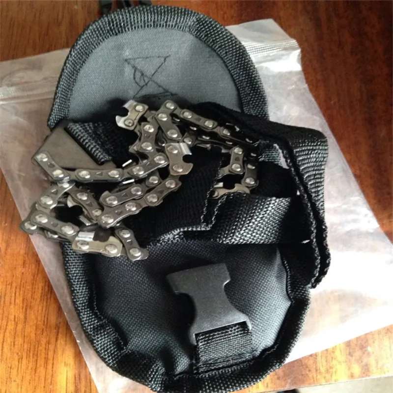 Портативная карманная цепная пила для выживания на открытом воздухе кемпинга