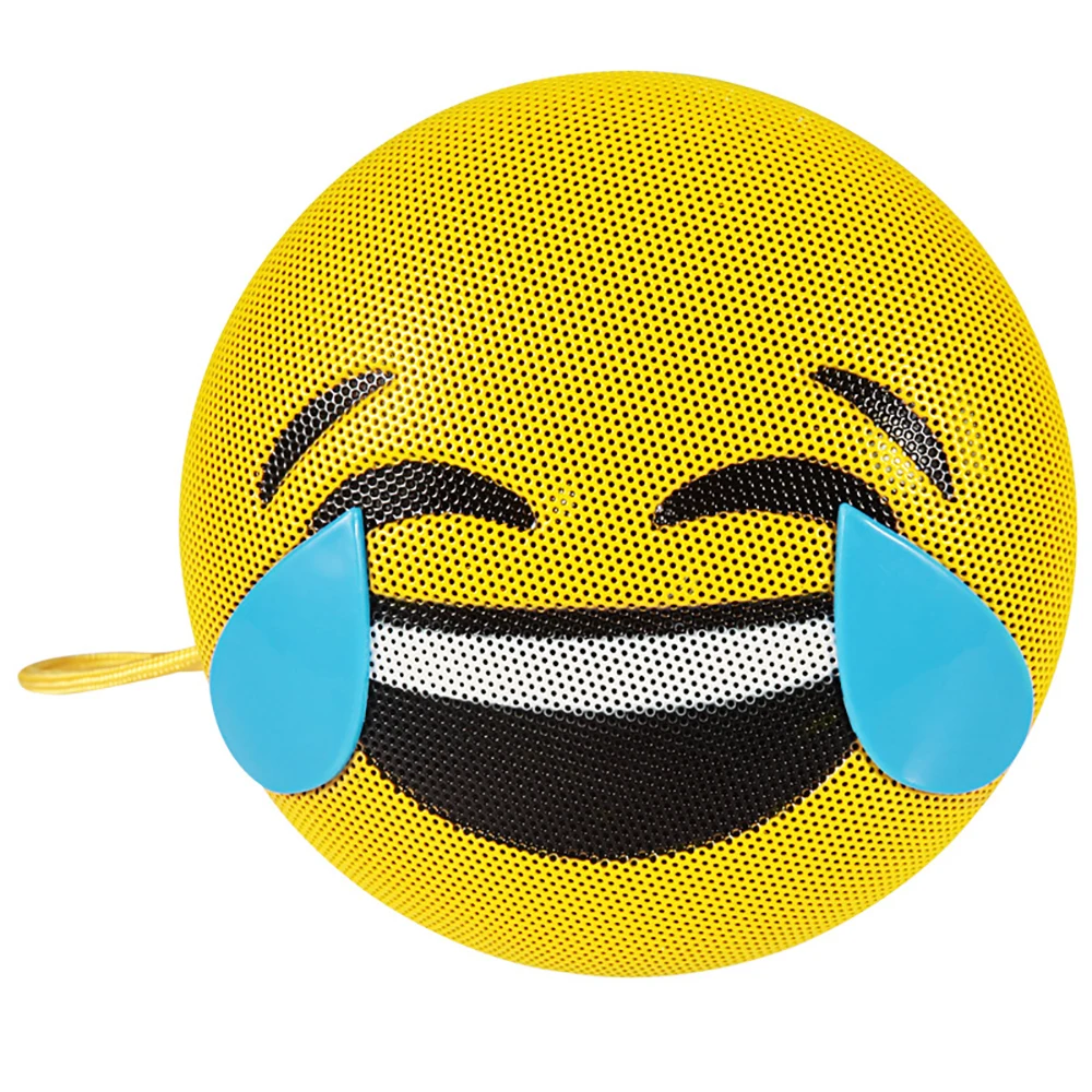 Мини Портативный открытый Bluetooth Динамик Emoji смайлик с подставкой 6 часов игрового