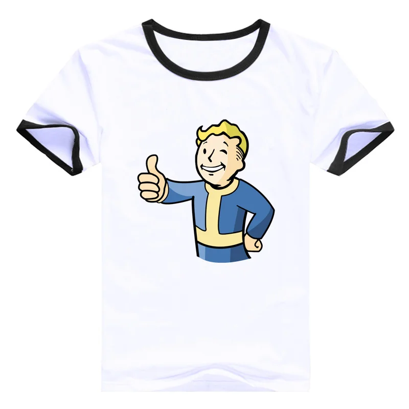 Футболка Fallout Finger, новинка, Vegas, футболка, Горячая игра, футболка, мужские топы, Hombre, графический Рисунок, Camiseta, Повседневная футболка с круглым вырезом, Harajuku, одежда - Цвет: 10
