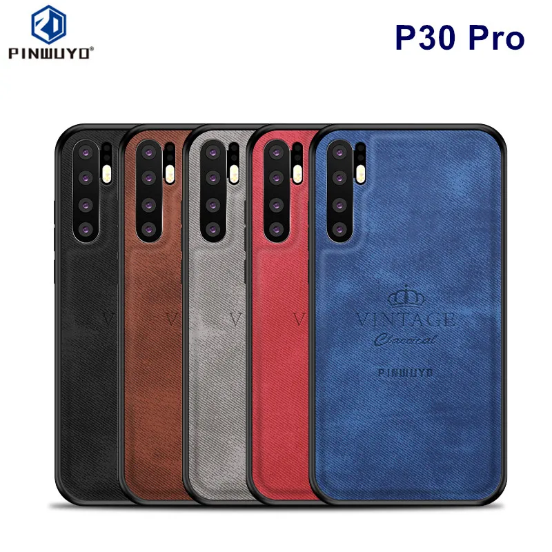 Huawei P30 Pro Cover Case PINWUYO TPU +PC for Back Business Shockproof Phone |