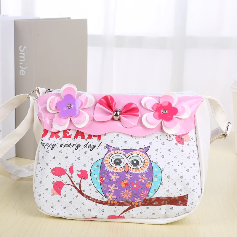 Мини сумки для маленьких девочек с рисунком совы детские мессенджеры из