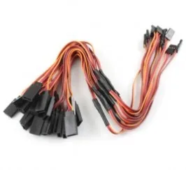 

10Pcs*22# Heavy duty Flat extension Y cable 300MM JR Color