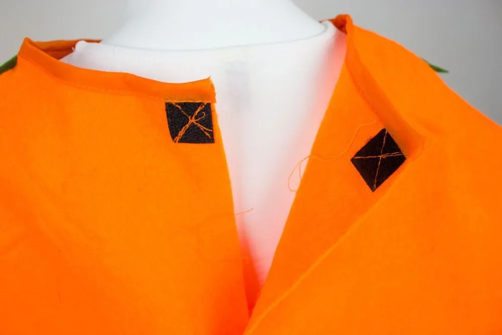 Halloween cosplay party dance performances pumpkin costume for children clothes suit |