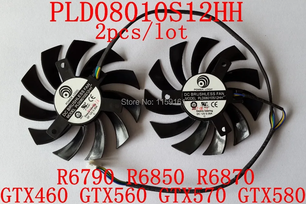 Бесплатная доставка охлаждающий вентилятор PLD08010S12HH 2 шт./лот 40x40x40 мм 12 В 0 35 а для