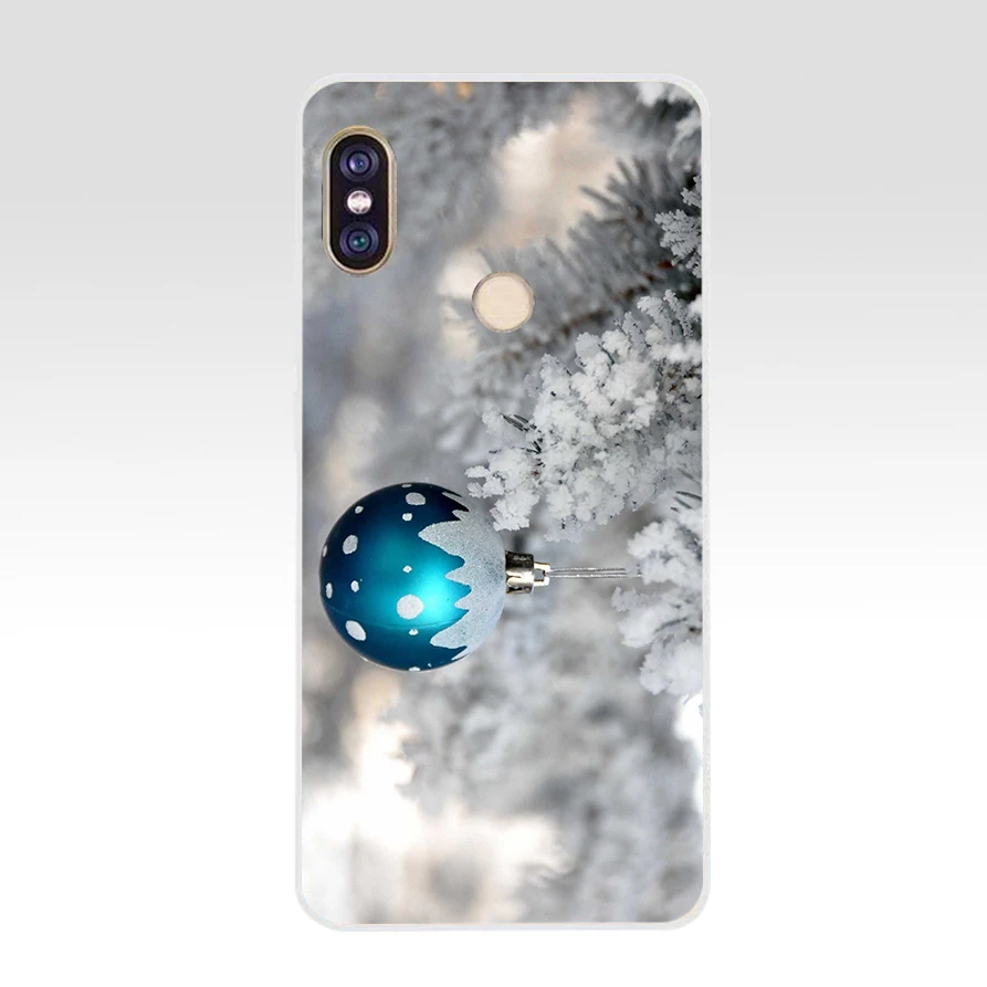 19 77SD Мягкий силиконовый чехол для телефона из ТПУ с новогодней елкой для xiaomi redmi 6 Pro 6A note 5 6 Pro mi 8 lite - Цвет: 19