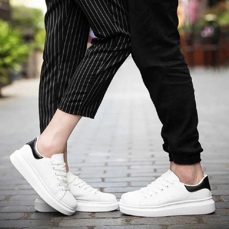 Новинка 2019 года женская обувь на платформе для увеличения роста Спортивная