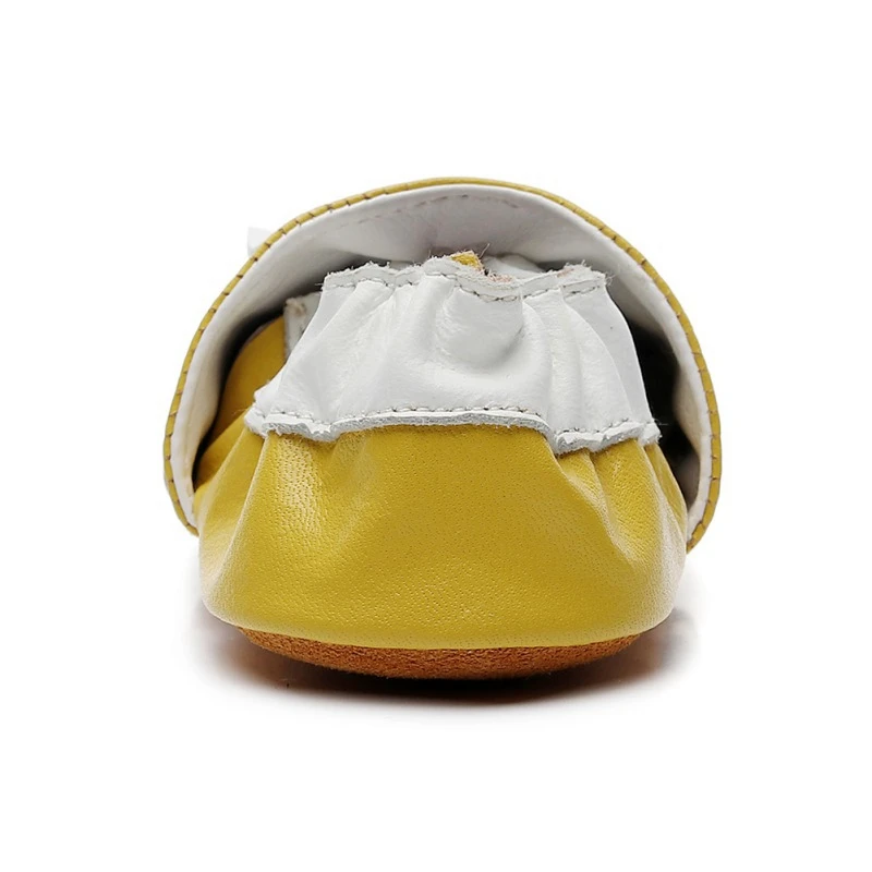 Newborn Baby Boy Girl Shoes Cute Little Bee Leather Stitching Anti-slip On 0-2T Toddler First Walkers |