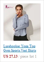 Lurehooker, рубашки для йоги, топ для йоги, женские спортивные рубашки для спортзала, женская футболка, одежда для фитнеса, женский жилет без рукавов, одежда для бега