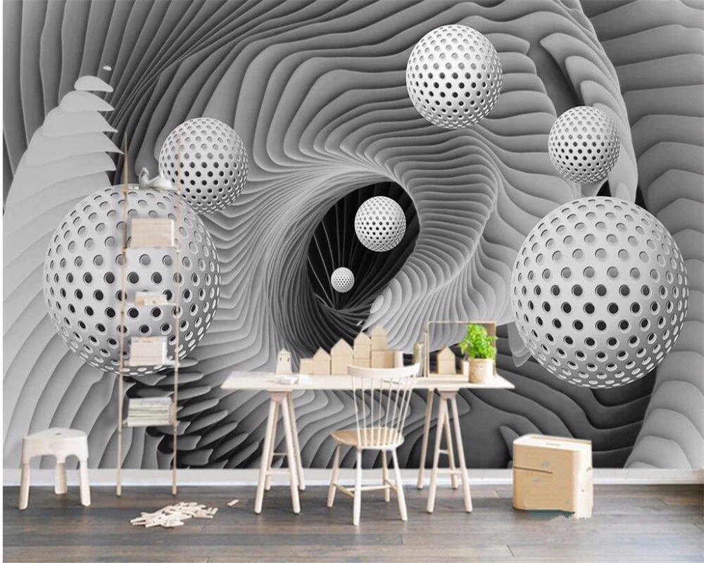 3d обои для фотосъемки по индивидуальному заказу футуристические стерео