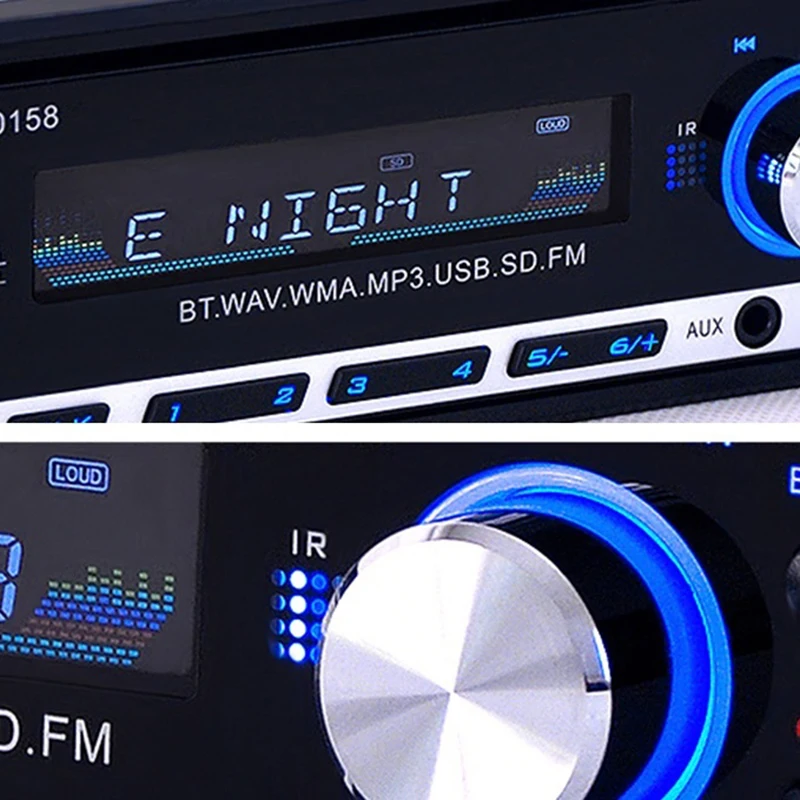 1 DIN автомагнитола JSD-20158 12 в автомобильный стерео fm-радио MP3 аудио плеер Поддержка Bluetooth телефон с USB/SD MMC портом