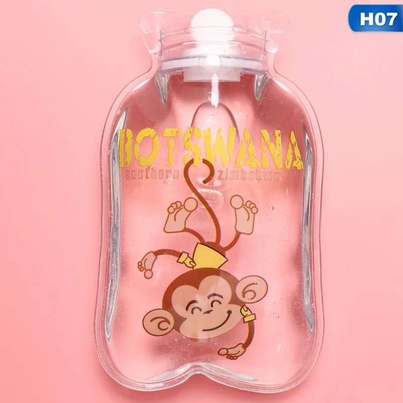 Милый Фламинго Арбуз Лимон узор держать прохладу мультфильм Kawaii Мода шикарный грелка для рук портативный мешок горячей воды бутылки - Цвет: 7